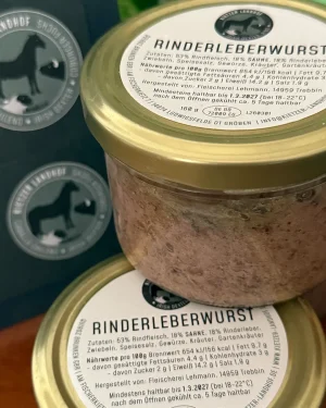 Rinderleberwurst (160-g-Glas)