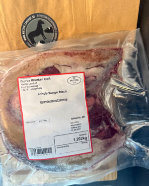 Frische Rinderzunge (19,00€/kg)